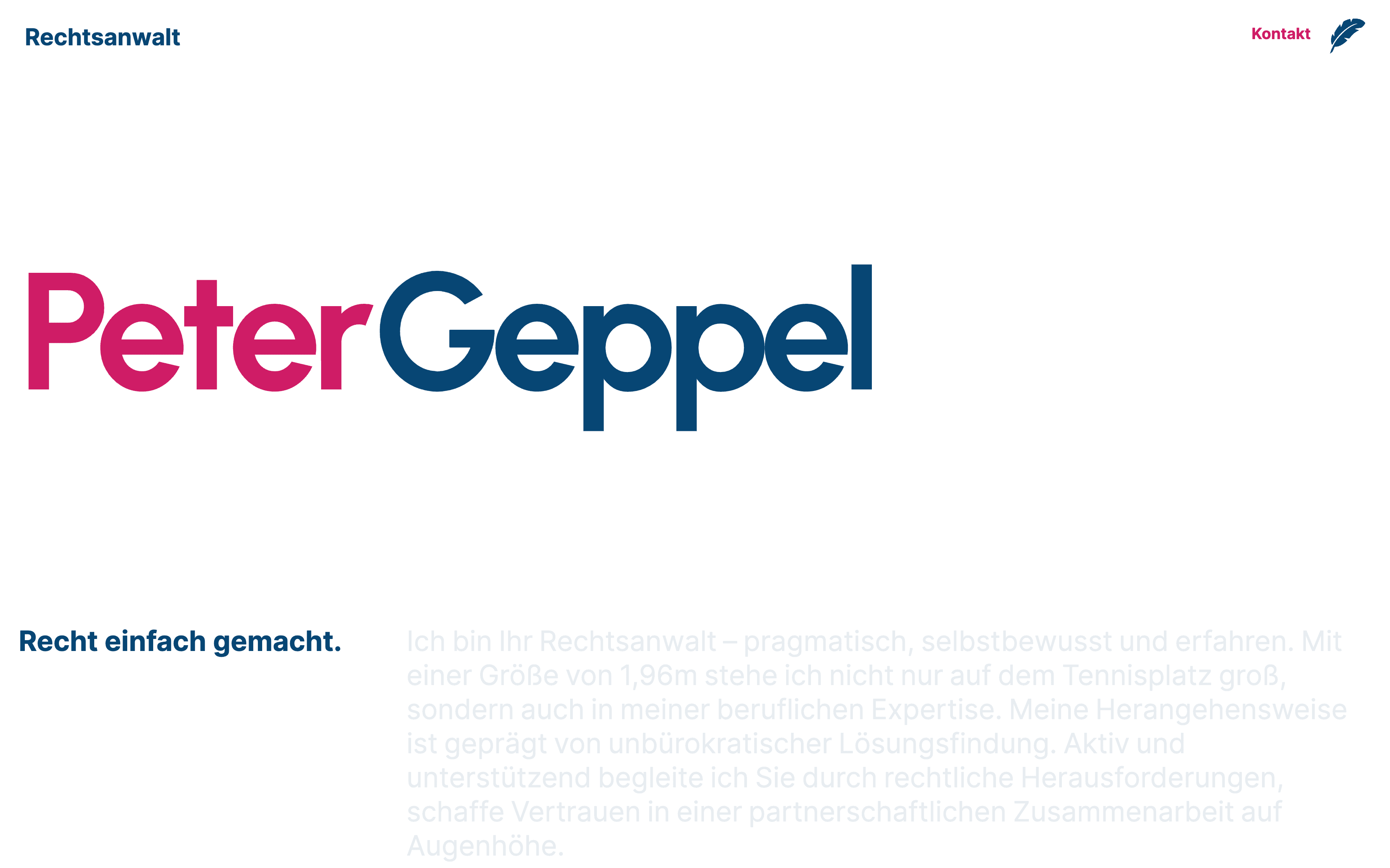 Cover Image for Neues Kommunikationsdesign für Anwaltskanzlei Geppel